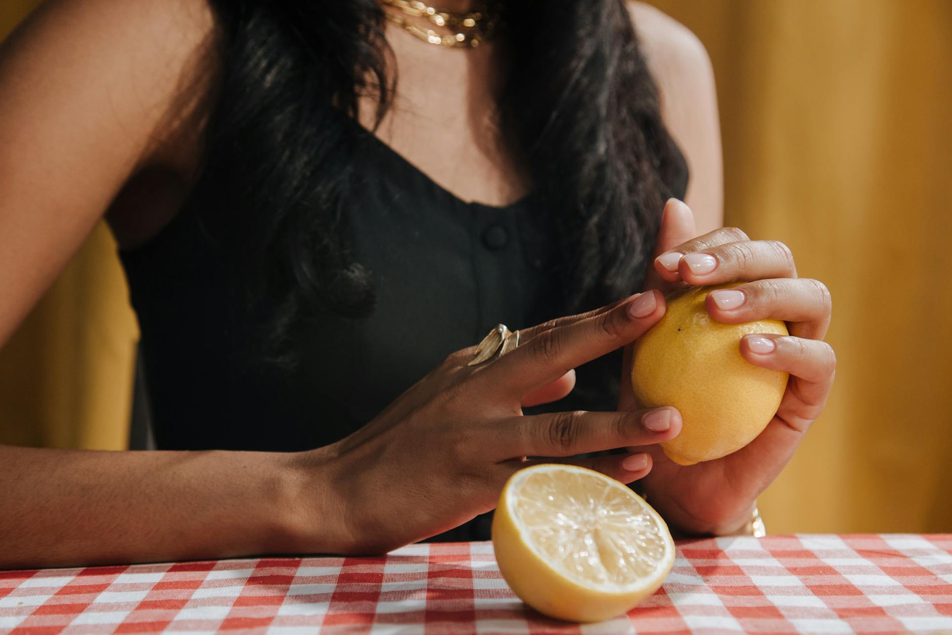 Woman holding vibrators with determination and self-awareness
